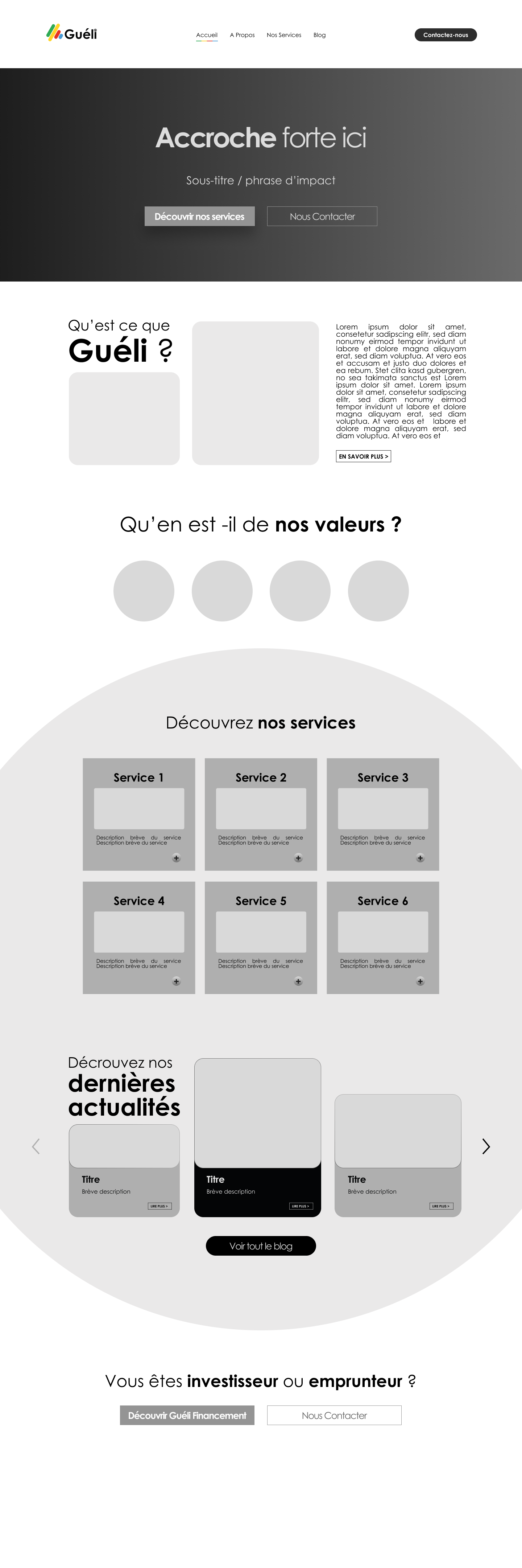 Guéli, wireframe 2 sur 5